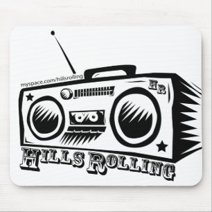 Mousepad Colinas que rolam o tapete do rato