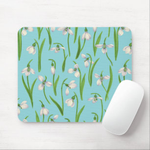 Mousepad Colírio de neve em azul-piscina
