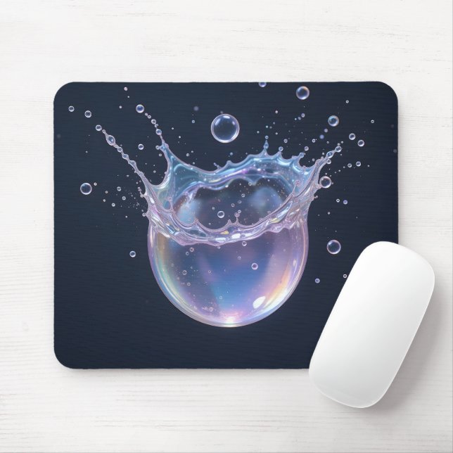 Mousepad Colisão de Perfume Iridescente (Com mouse)