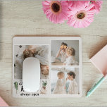 Mousepad Collage Photo & Grandma Kitchen Está Sempre Aberta<br><div class="desc">Procurando o presente perfeito para sua avó, ou para quem ama passar tempo na cozinha? Não olhe mais que este produto exclusivo e personalizável! Apresentando uma bela colagem de suas fotos favoritas, este design é certamente capaz de capturar suas memórias e fazê-las durar. E com a frase encantadora "A cozinha...</div>