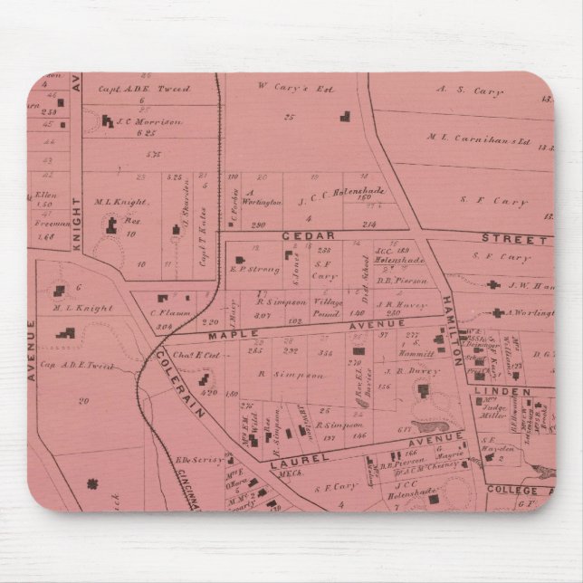 Mousepad College Hill, Ohio (Frente)