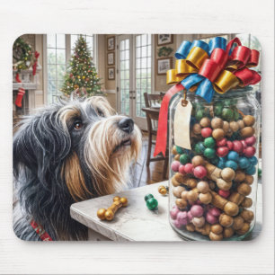 Mousepad Collie Implorada Olhando Para Tratamentos De Cães