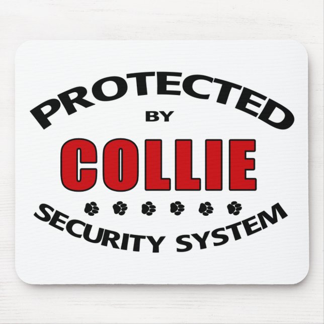 Mousepad Collie Security (Frente)
