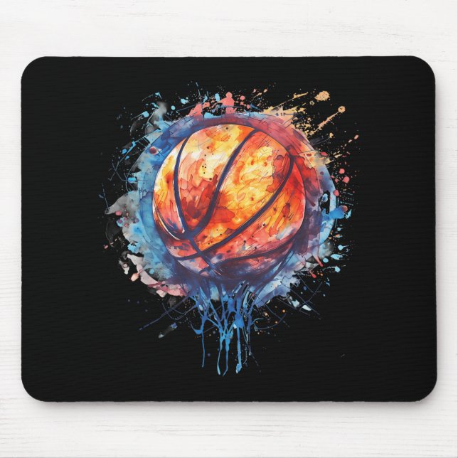 Mousepad Colo de basquete de Trabalho de arte de Basquete c (Frente)