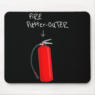 Mousepad Colocador de Fogo Extintor de Fogo Externo Lutador