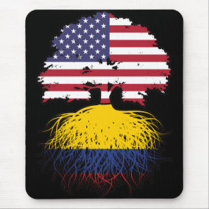 Mousepad Colômbia: América do Norte Colombiana - Bandeira d