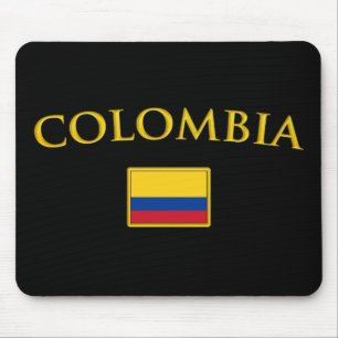 Mousepad Colômbia dourada