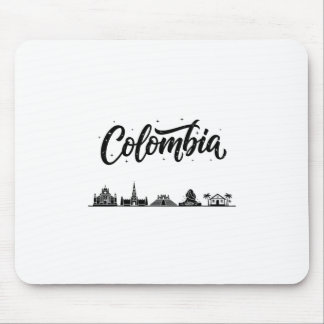 Mousepad Colombia Skyline Travel Vacation Outfits 