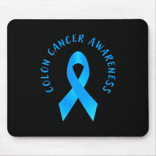 Mousepad Cólon câncer colorretal conscientização azul março