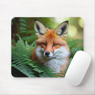 Mousepad Coloque A Raposa Laranja No Mouse