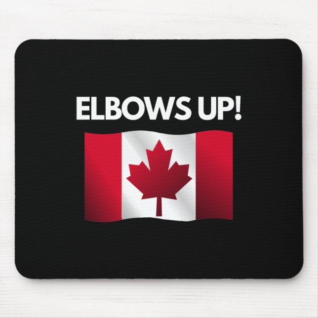 Mousepad Coloque o adesivo no Canadá12 (Frente)