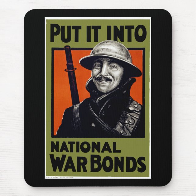 Mousepad Coloque-O Em Obrigações De Guerra Nacionais (Frente)