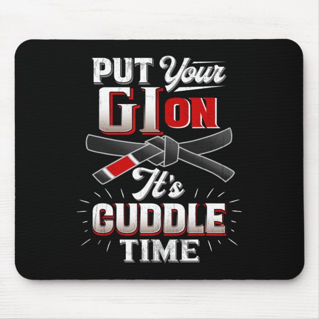 Mousepad Coloque Seu Gi Na Vida Das Artes Marciais Karate J (Frente)