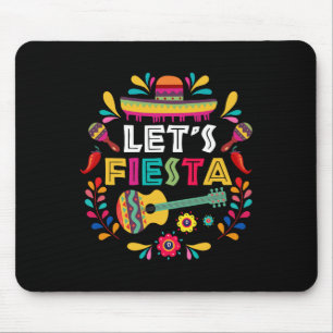 Mousepad Coloração do Partido Fiesta Cinco De Mayo Mexicano