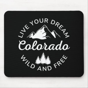 Mousepad Colorado Mountain Vintage