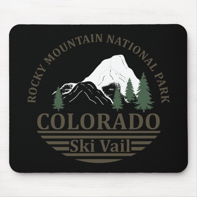 Mousepad colorado ski em vail (Frente)