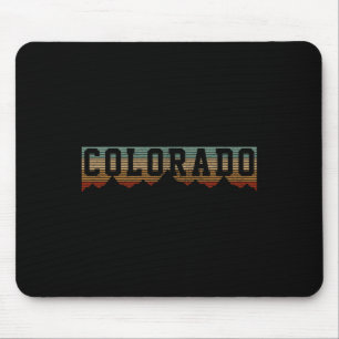 Mousepad Colorado Vintage Montanhas Rochosas Natureza Ao Ar