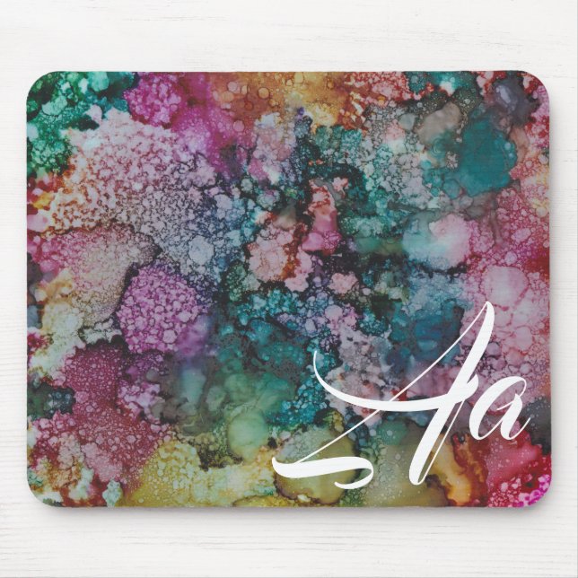 Mousepad "Colorburst Inkblot Painting" (Frente)
