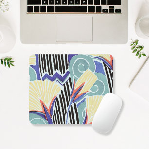 Mousepad Colorful Floral Abstrato Art, por E.A. Séguy