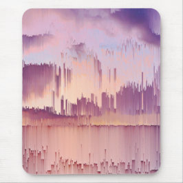 Mousepad Colorful Glitch Sunset Horizon