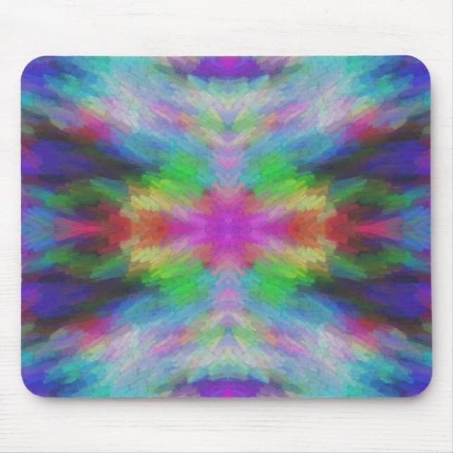 Mousepad Colorful Tie Dye Style Art (Frente)
