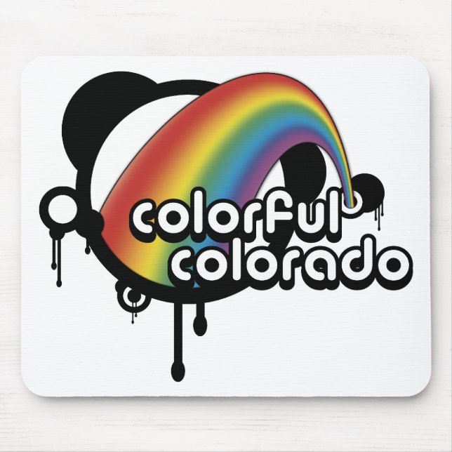 Mousepad Colorida colorida. (Frente)