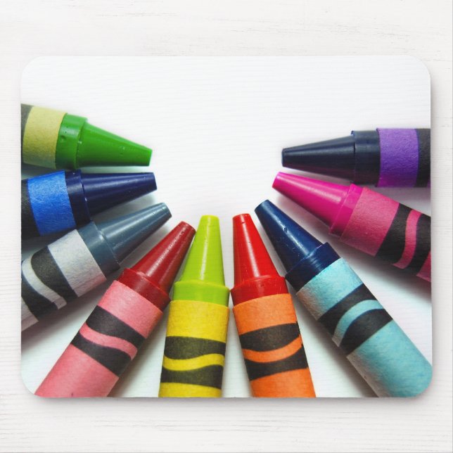 Mousepad Colorida Crayons (Frente)