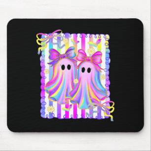 Mousepad Colorida Estética Halloween Fantasma Girly Girls C