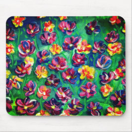 Mousepad Colorida Feliz Pequenas Flores Original