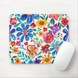 Mousepad Colorida Flores Mexicanas