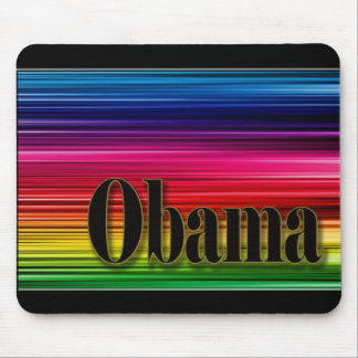 Mousepad colorido arco-íris de Obama