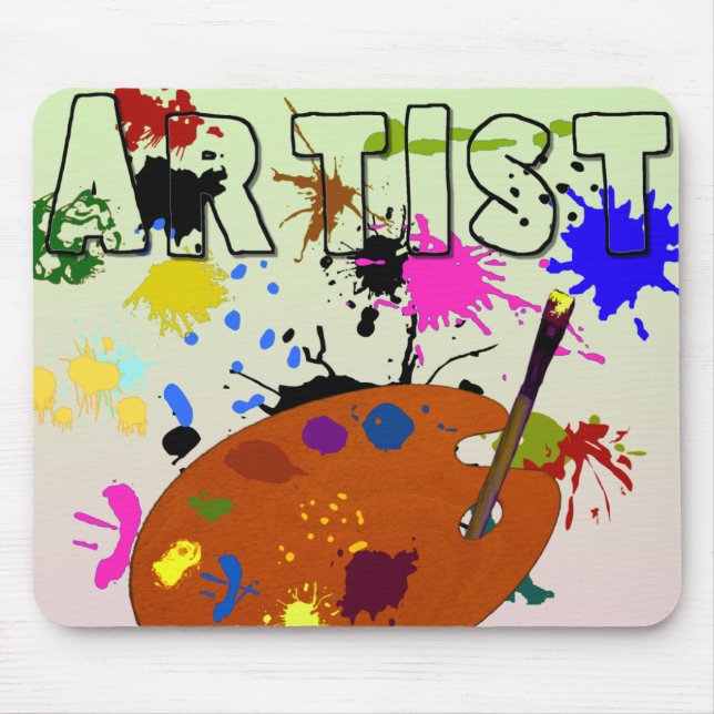 Mousepad Colorido Artista (Frente)