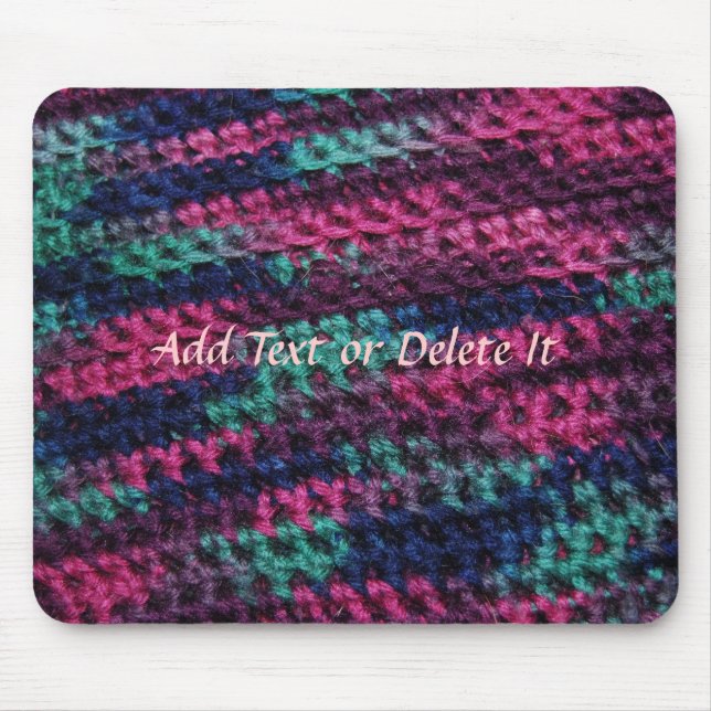 Mousepad colorido do Crochet (Frente)