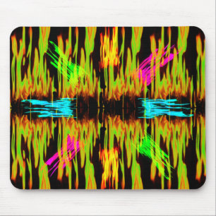 mousepad colorido do fogo