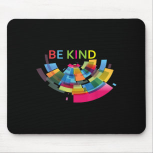 Mousepad Colorido Seja gentil com a bondade de Abstrato Upl