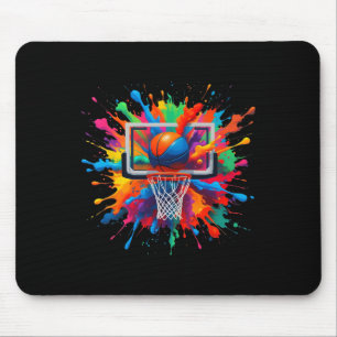 Mousepad Colorido Sketll Tie Dye Aro Red Slam Dunk Salpico 