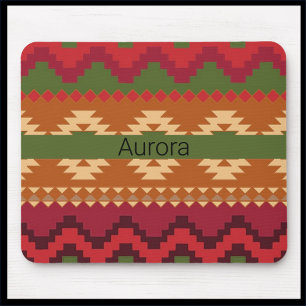 Mousepad Colorido Sudoeste Aztec Design