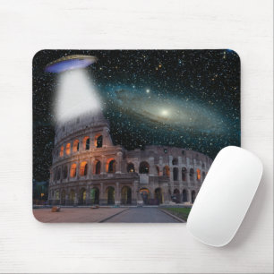 Mousepad Colosseum Roma Itália Conhece Espaço e OVNI