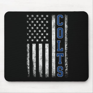 Mousepad Colts Vintage Retro Men Boy