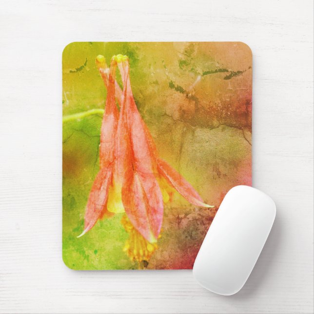 Mousepad Columbine Flower - Abstrato (Com mouse)