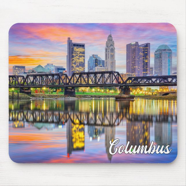 Mousepad Columbus, Ohio, Estados Unidos (Frente)