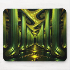 Mousepad Column Lined Corridor On Way To Mystic Chamber