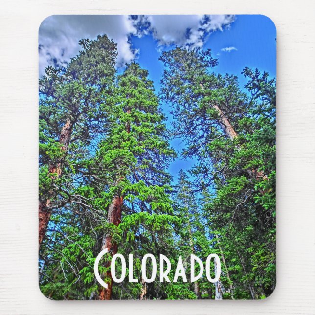 Mousepad Coluna de árvores do Colorado (Frente)
