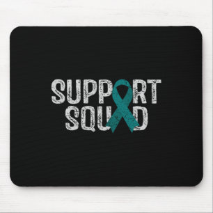 Mousepad Coluna de conforto de consciência de Câncer de ová