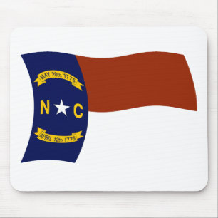 Mousepad com a Bandeira da Carolina do Norte