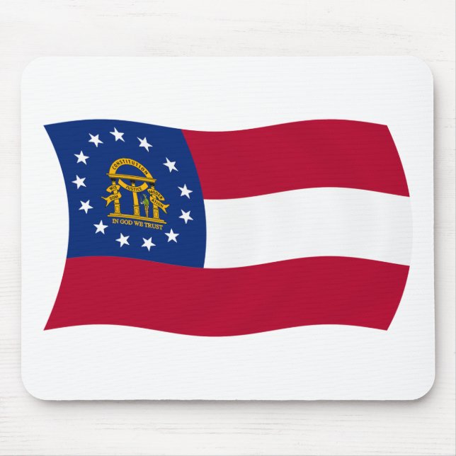 Mousepad com a bandeira da Geórgia (Frente)