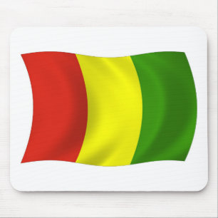 Mousepad com a Bandeira da Guiné