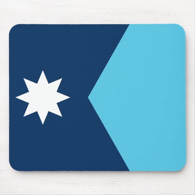 Mousepad com a Bandeira de Minnesota, EUA (Frente)