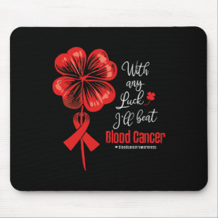 Mousepad Com alguma sorte vou vencer a conscientização sobr