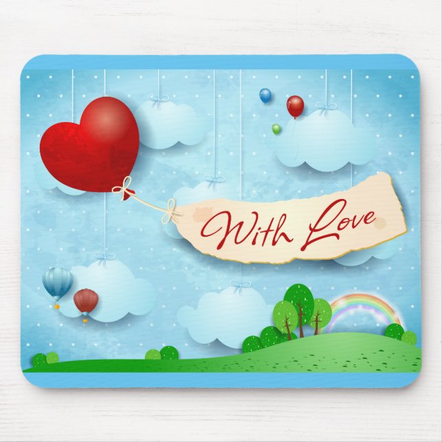 Mousepad Com Amor (Frente)